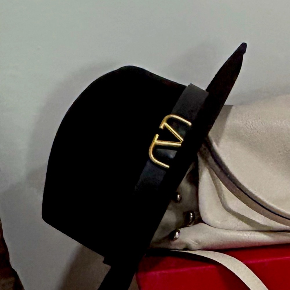 Valentino  Hat with Gold Accent